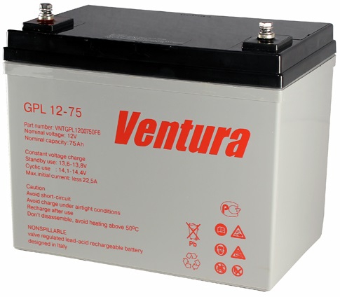 Аккумулятор для ИБП Ventura GPL 12-75