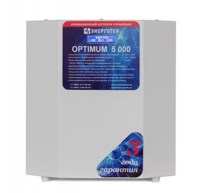 Однофазный стабилизатор напряжения Энерготех OPTIMUM+ 5000(LV)
