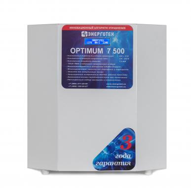 Однофазный стабилизатор напряжения Энерготех OPTIMUM+ 7500(LV)